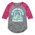 thumbnail image 1 of Elemental - In Touch With My Feelings - Toddler & Youth Girls Raglan Graphic T-Shirt, 1 of 5