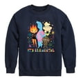 thumbnail image 1 of Elemental - Its Elemental - Toddler & Youth Crewneck Fleece Sweatshirt, 1 of 5