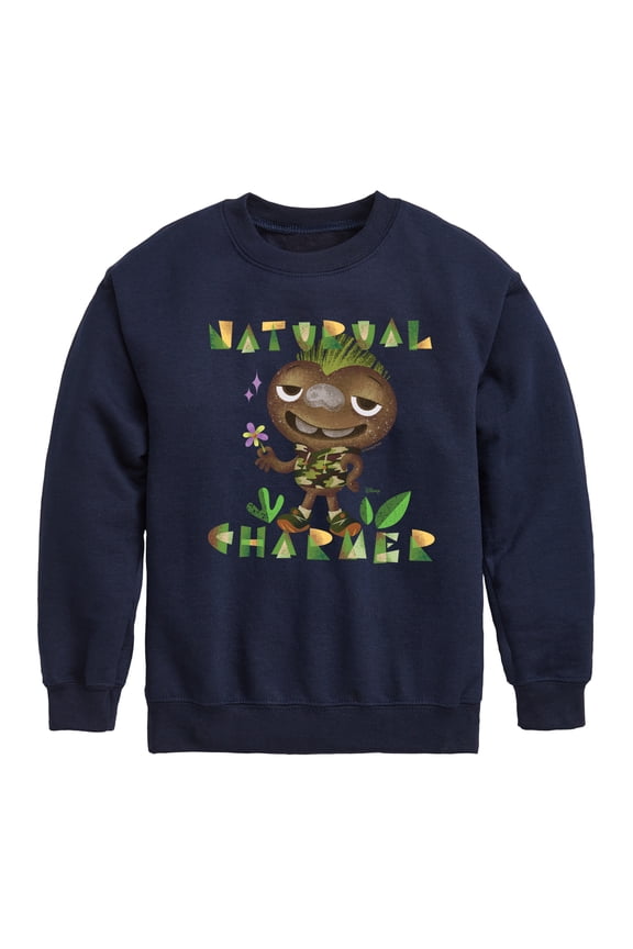 - Natural Charmer Clod - Toddler & Youth Crewneck Fleece Sweatshirt