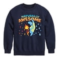 thumbnail image 1 of Elemental - Naturally Awesome - Toddler & Youth Crewneck Fleece Sweatshirt, 1 of 5