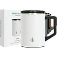 thumbnail image 1 of Elemental Summit Insulated Coffee Mug with Lid & Handle, Lightweight Camp Mug, Triple Wall Stainless Steel Vacuum Insulated Mug, Hot and Cold Thermal Coffee Tumbler, 16oz - White, 1 of 10