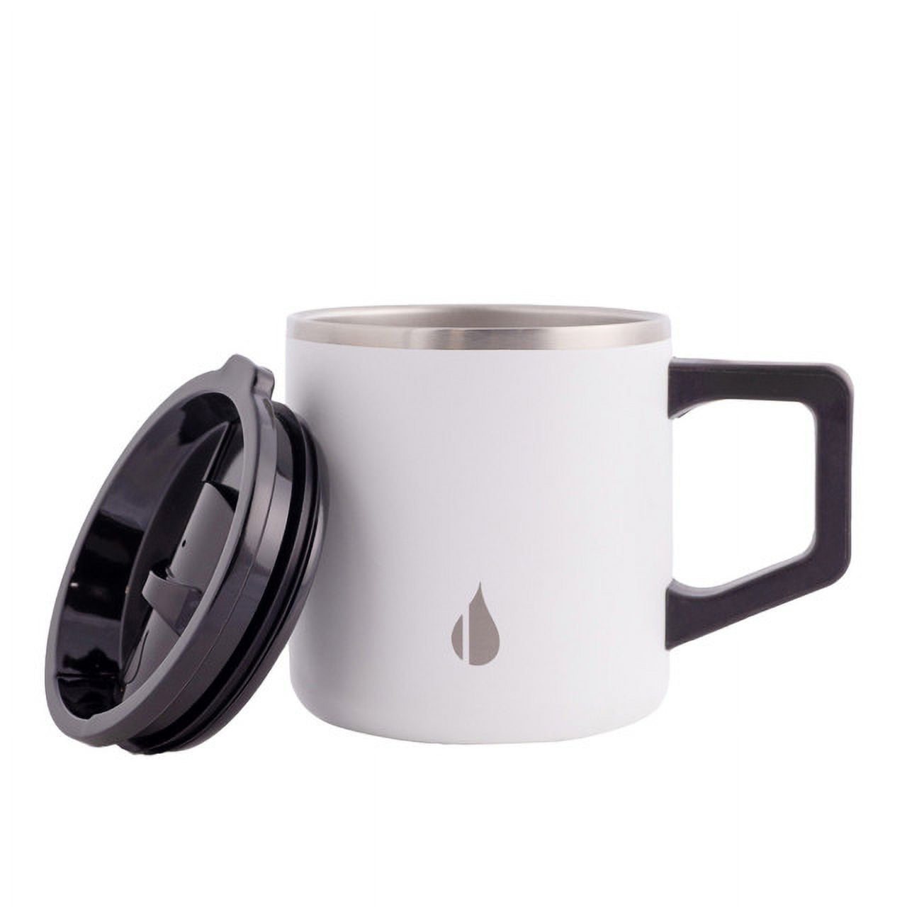 Elemental Summit Insulated Coffee Mug with Lid & Handle, Insulated Vacuum Camp Coffee Cup