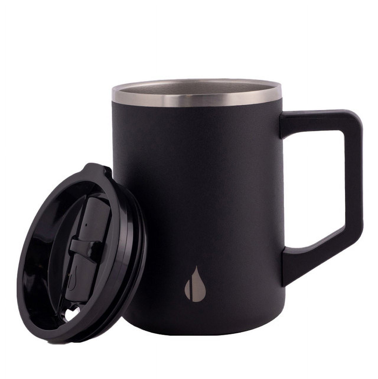 Yeti Black Camping Coffee Tea Cup Aluminum Insulation NO LID Logo