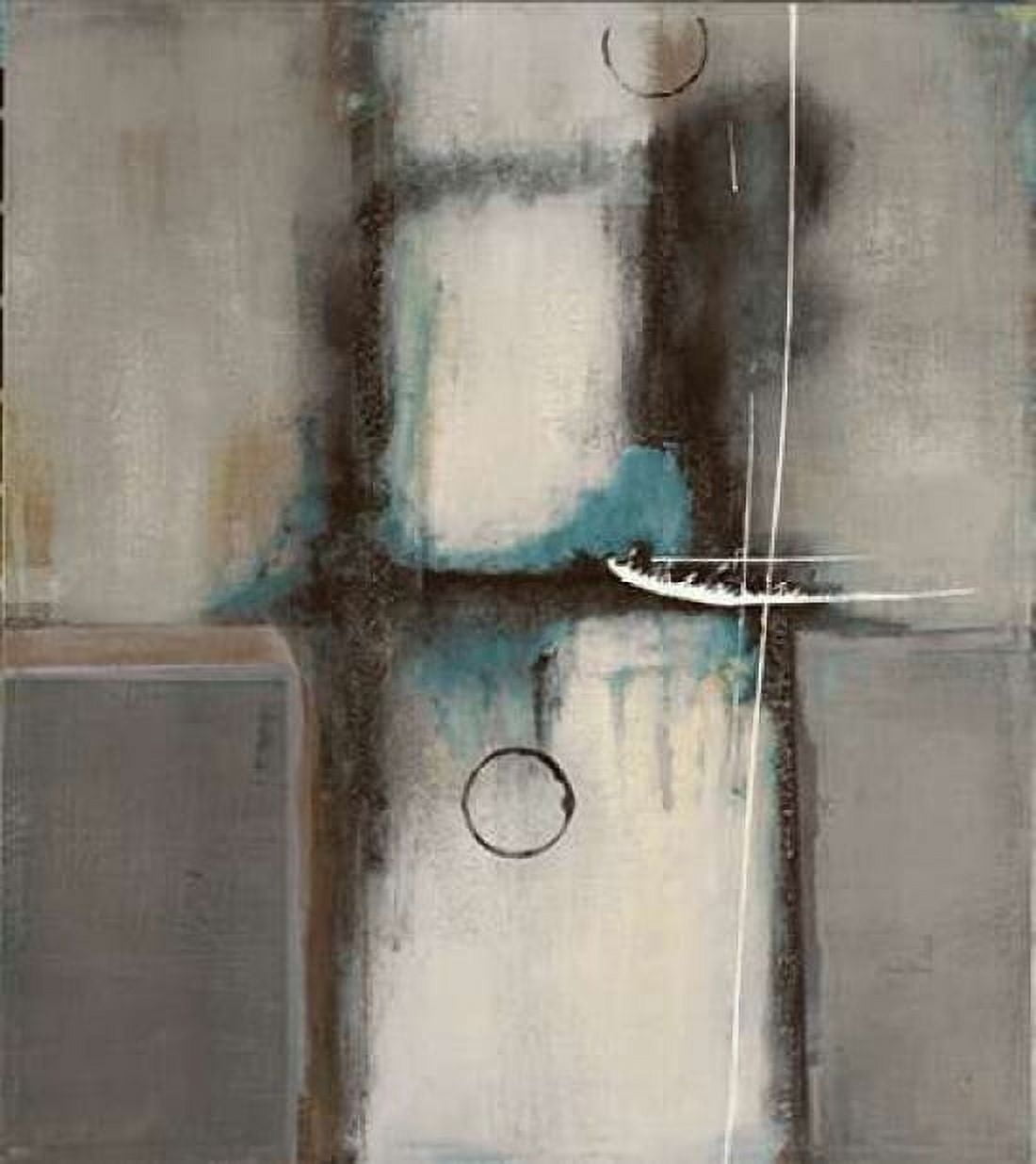 Elemental Thought Blue Canvas Art - Gabriela Villarreal Villarreal (24 x 24)