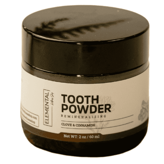 All-Natural Remineralizing Tooth Powder for Healthy Teeth & Gums (2 oz)