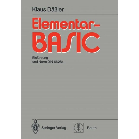 Elementar-Basic: Einfhrung Und Norm Din 66 284, (Paperback)