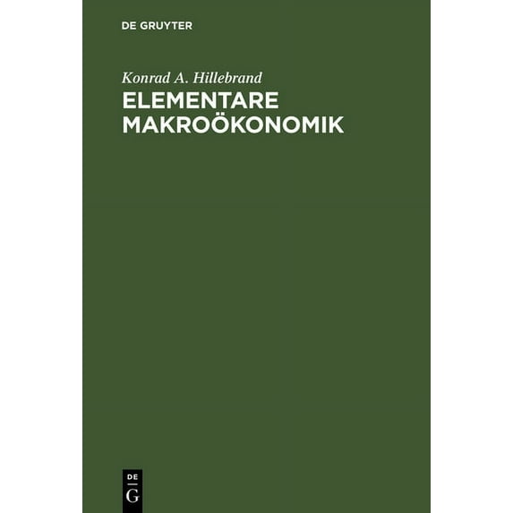 Elementare Makroökonomik, (Hardcover)