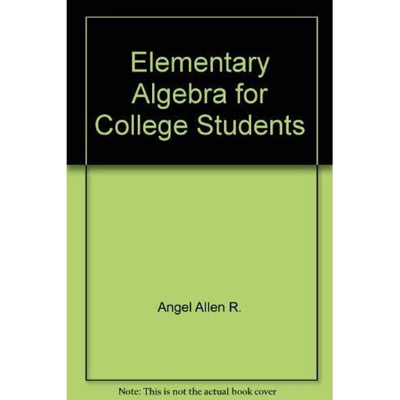 Pre-Owned Elementary Algebra for College Students Hardcover