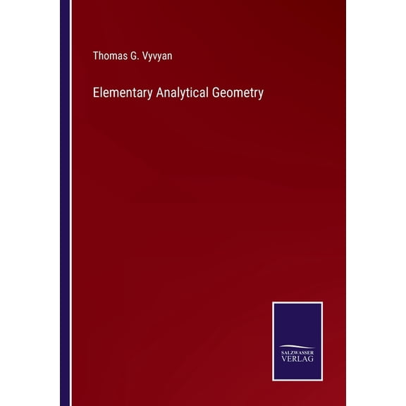 Elementary Analytical Geometry