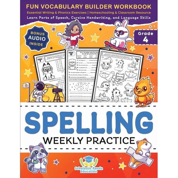 Elementary Books for Kids: Spelling Weekly Practice (Paperback)