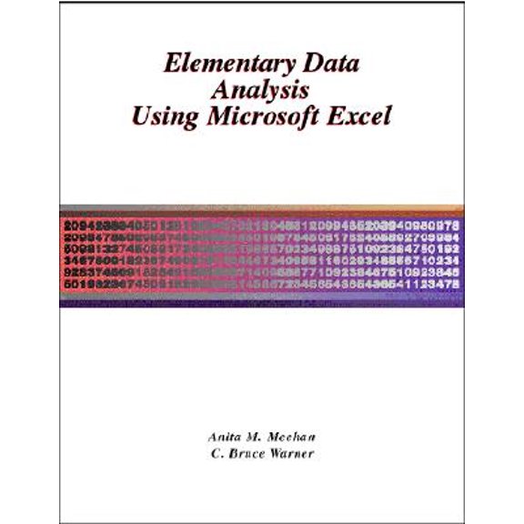Pre-Owned Elementary Data Analysis Using Microsoft Excel