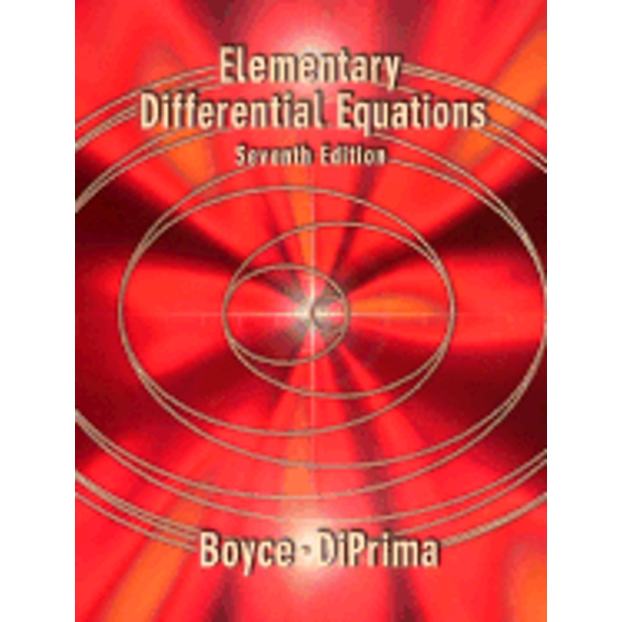 PreOwned Elementary Differential Equations (Hardcover 9780471319986