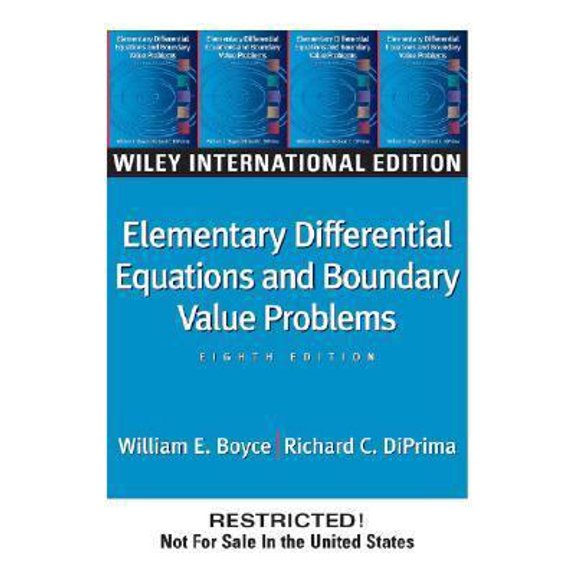 Pre-Owned WIE Elementary Differential Equations and Boundary Value Problems (Paperback) 0471644544 9780471644545