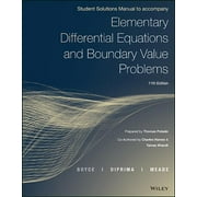 WILLIAM E BOYCE; RICHARD C DIPRIMA; DOUGLAS B MEADE Elementary Differential Equations and Boundary Value Problems, Student Solutions Manual (Paperback)