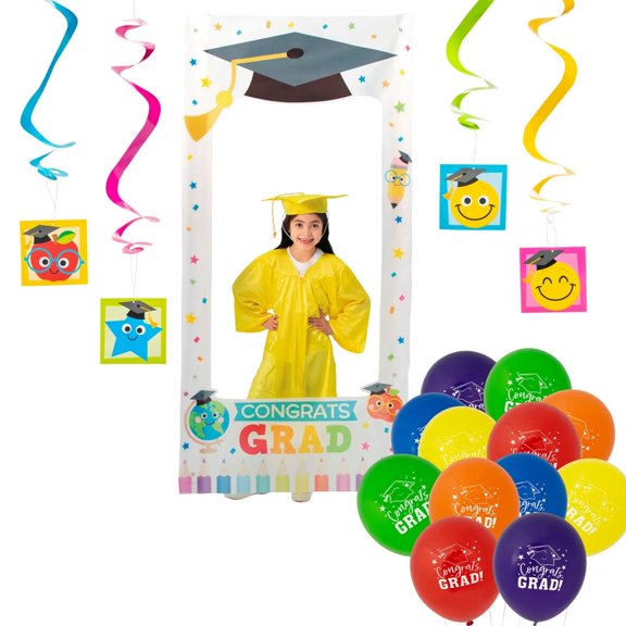 Elementary Graduation Photo Booth Decorating Kit  37 pc