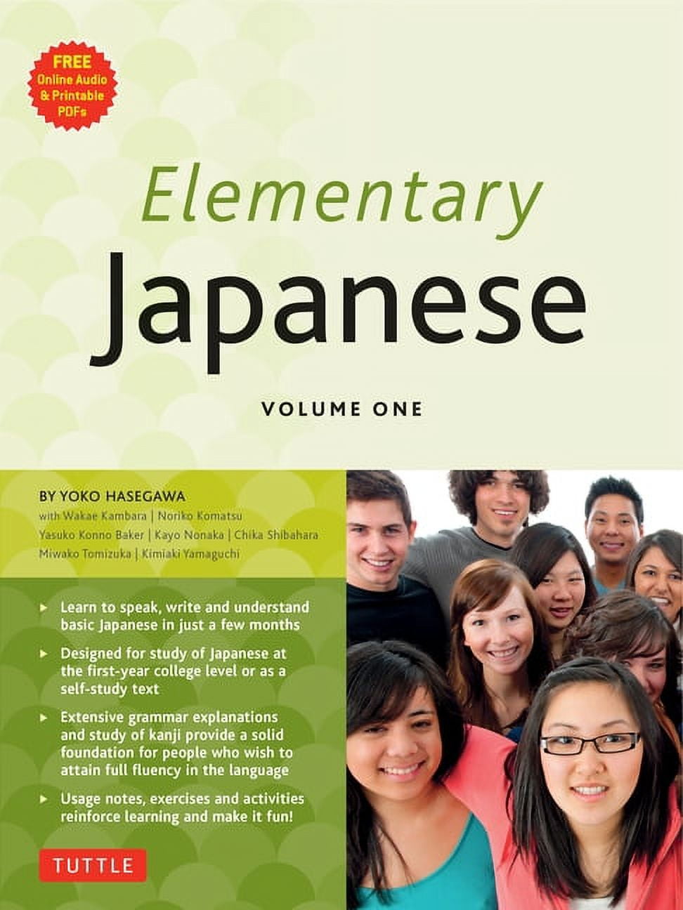 YOKO HASEGAWA Elementary Japanese Volume One: This Beginner Japanese Language Textbook Expertly Teaches Kanji, Hiragana, Katakana, Spe, (Paperback)