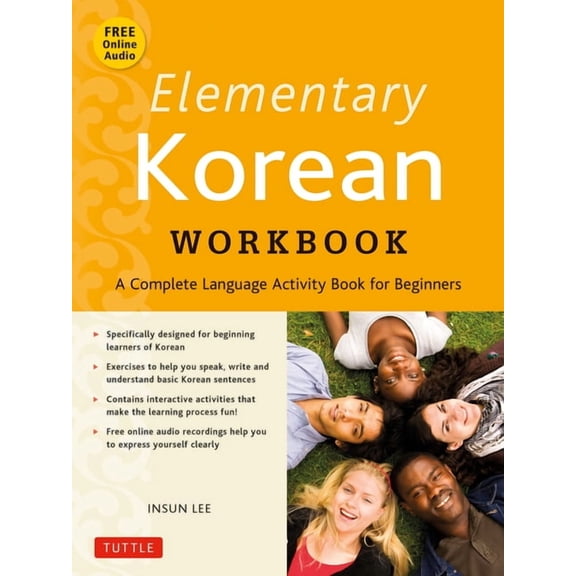 Elementary Korean Workbook: A Complete Language Activity Book for Beginners (Free Online Audi), (Paperback)