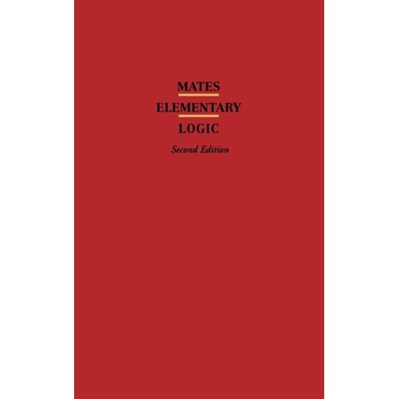 Pre-Owned Elementary Logic (Hardcover) 019501491X 9780195014914