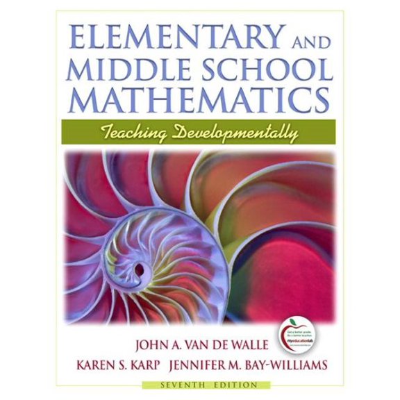 Pre-Owned Elementary and Middle School Mathematics: Teaching Developmentally (7th Edition) (Paperback) 0205573525 9780205573523