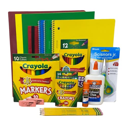 Elementary School Supply Kit Back to School Pack 1st, 2nd, 3rd, 4th