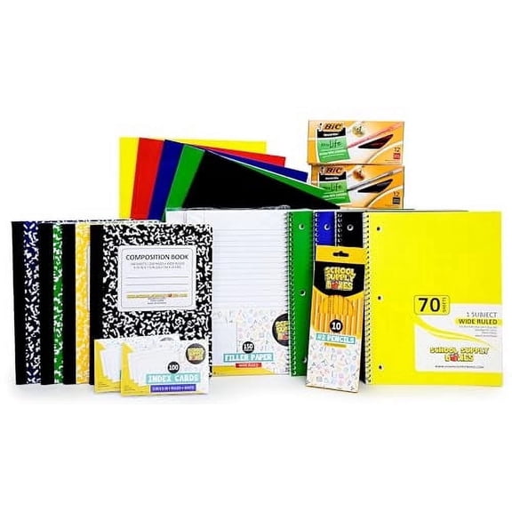 Elementary School Writing Bundle | 1 Box - 51 Pieces per Box | School Supply Boxes - Back to School Essentials