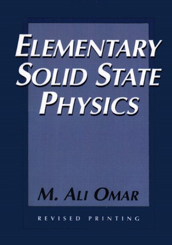 Pre-Owned Elementary Solid State Physics: Principles and Applications ...
