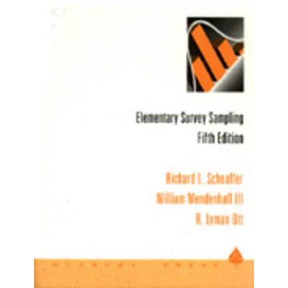 Pre-Owned Elementary Survey Sampling (Hardcover) 0534243428 9780534243425