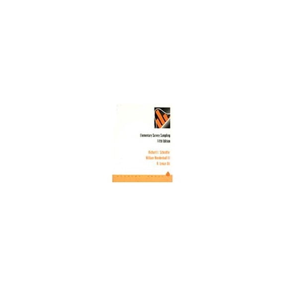 Pre-Owned Elementary Survey Sampling (Hardcover) 0534243428 9780534243425