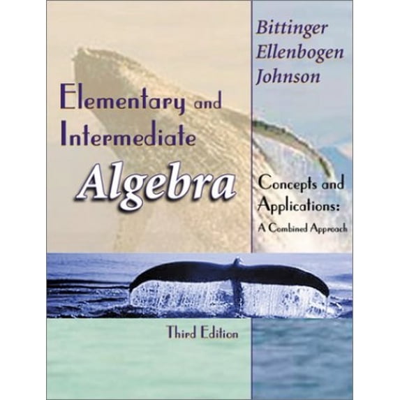 Pre-Owned Elementary and Intermediate Algebra: Concepts and Applications : A Combined Approach (Hardcover) 0201719665 9780201719666