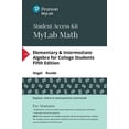 thumbnail image 1 of Pre-Owned Elementary and Intermediate Algebra for College Students -- MyLab Math with Pearson eText Access Code Paperback, 1 of 1
