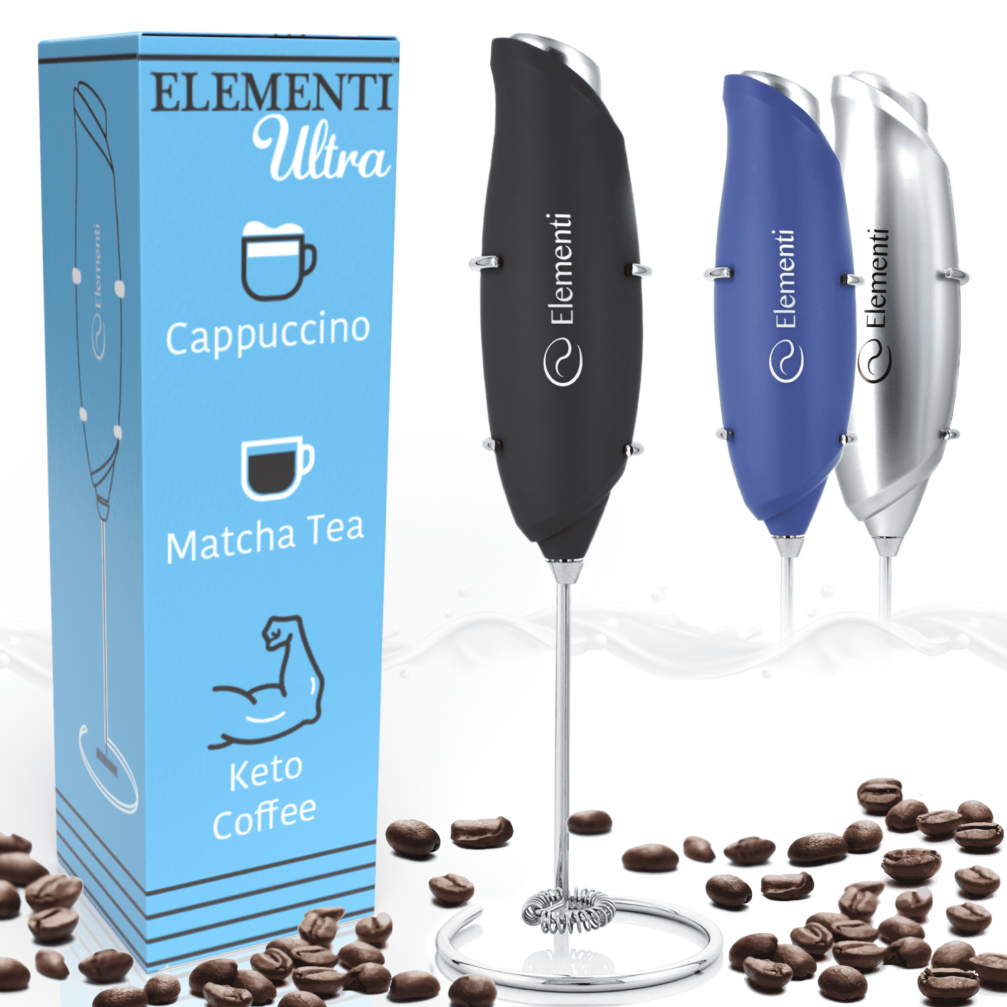 Handheld drink clearance mixer