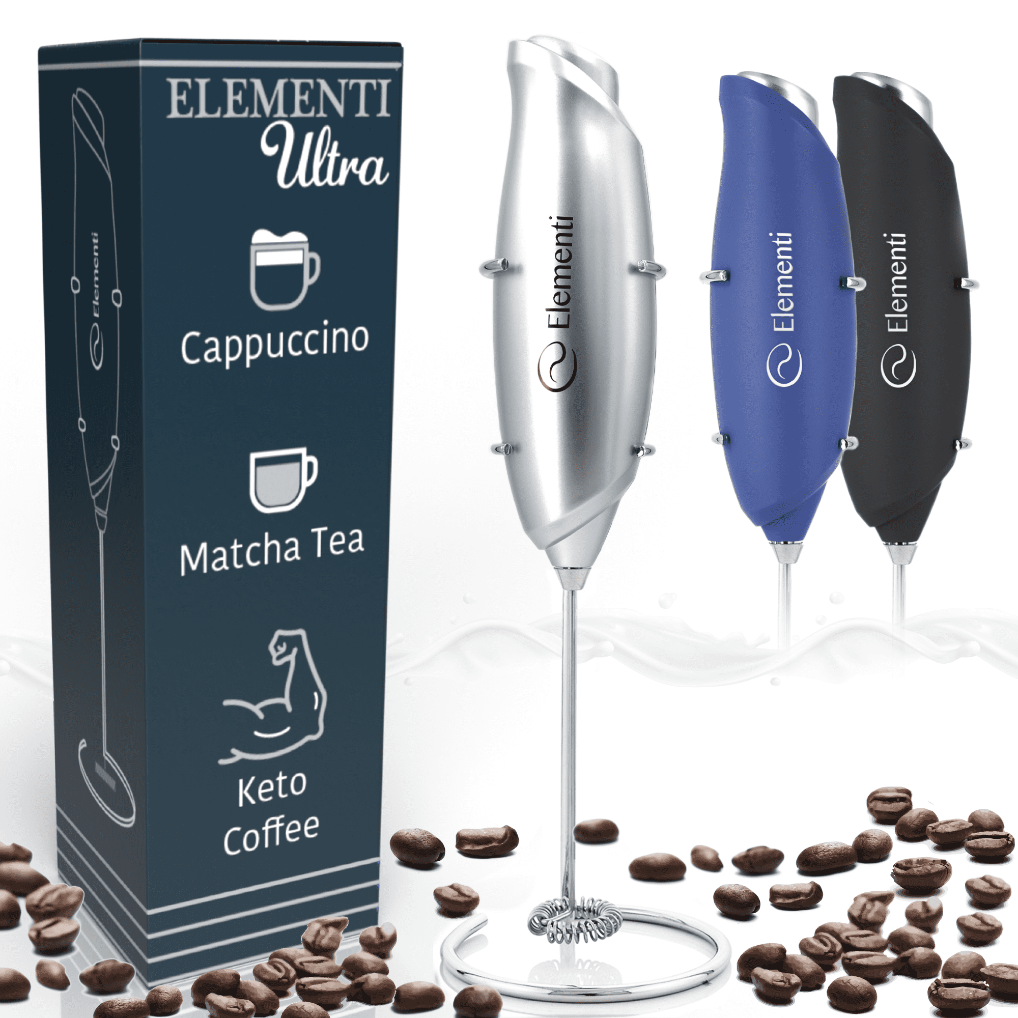 Handheld top drink mixer