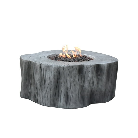 Elementi Manchester Classic Gray Liquid Propane Concrete Fire Pit