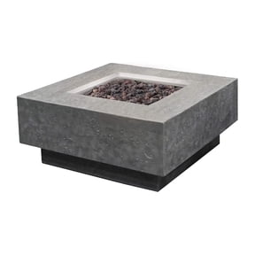 Elementi Manhattan Concrete Outdoor 45,000 BTU Liquid Propane Fire Table