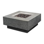 Elementi Manhattan Concrete Outdoor 45,000 BTU Natural Gas Fire Table