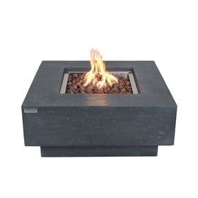 Elementi Manhattan Concrete Outdoor 45,000 BTU Natural Gas Fire Table