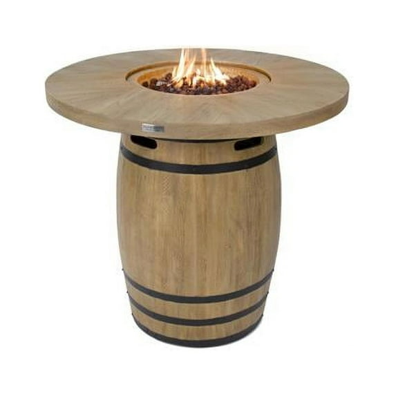 Elementi OFG225RWLP Elementi Lafite Barrel Fire Table - Propane