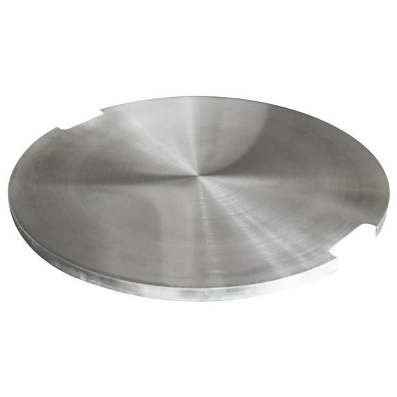 Elementi Outdoor Lunar Bowl Fire Pit Round Stainless-Steel Lid