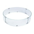 thumbnail image 1 of Elementi Plus Glass Wind Screen Outdoor Firepit Bowl Wind Guard Round Clear Fire Pit Glass Guard Fireplace Screen Tempered Glass Wind Shield Firepit Accessories - 25.4 x 25.4 Inches, 1 of 8