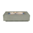 thumbnail image 1 of Elementi Plus Meteora Propane Fire Pit for Outside Outdoor Fire Pit Table Smokeless Firepit Concrete Rectangular Fire Table Patio Heater Fireplace 60000 BTUs - Space Grey, 55.9 x 31.9 Inches, 1 of 11