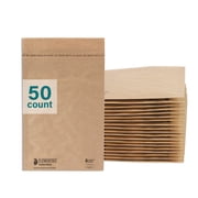 Elementree Sustainable Paper Padded Mailers, Size 0, 6" x 9", 50 Count