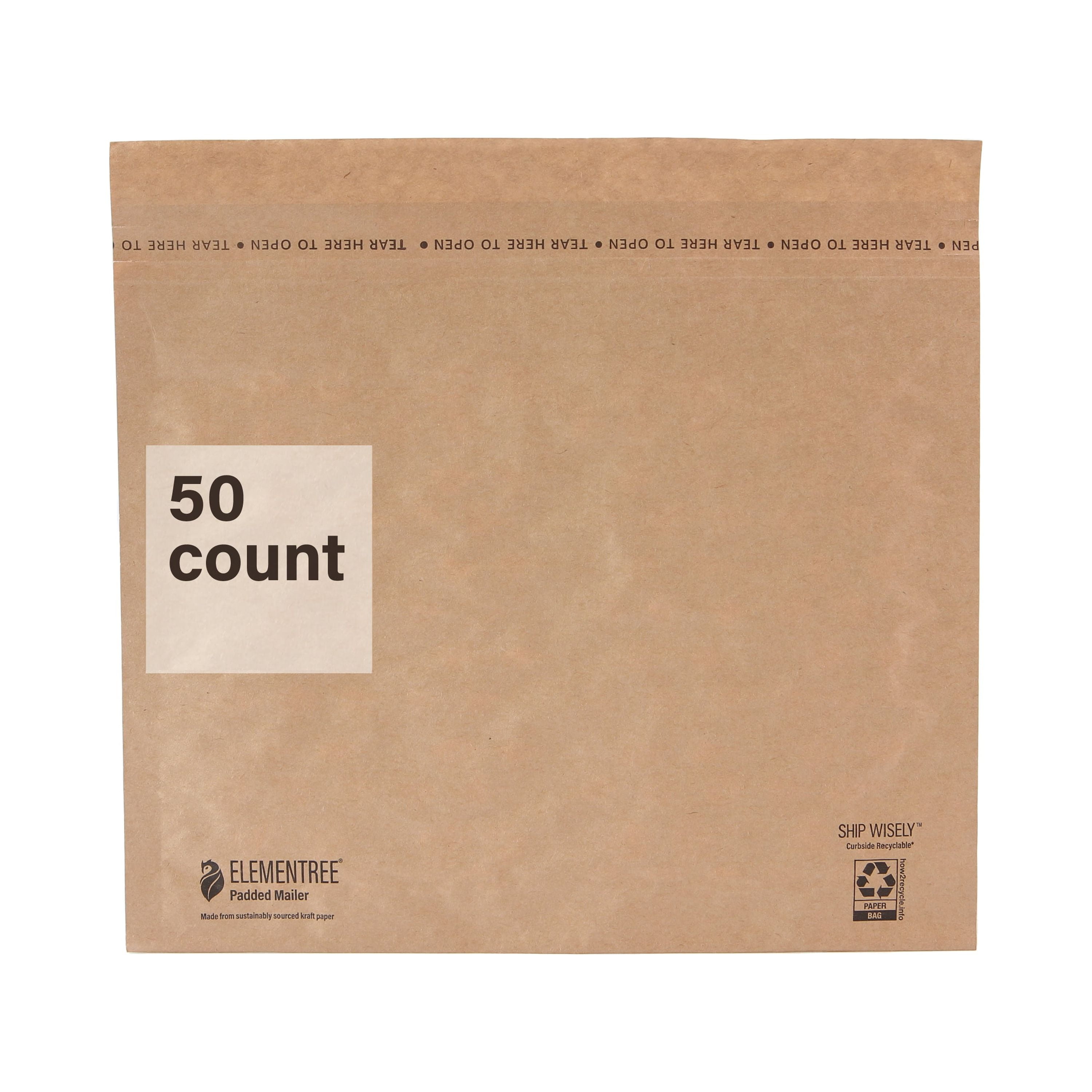 Elementree Sustainable Paper Padded Mailers, Size 2, 11