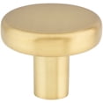 thumbnail image 1 of Elements 105 Gibson 1-1/4" Flat Round Soft Edge Disc Mushroom Cabinet Knob / Drawer Knob -, 1 of 7