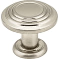 thumbnail image 1 of Elements Vienna 1-1/4 In. Satin Nickel Diameter Mushroom Knob 110SN, 1 of 1