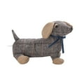 thumbnail image 1 of Elements 12-inch Polyester Plaid Dachshund Doorstopper, 1 of 4