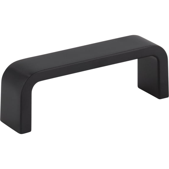 Elements 193-3 Asher 3" (76Mm) Center To Center Radius Curved Corner Cabinet Handle /