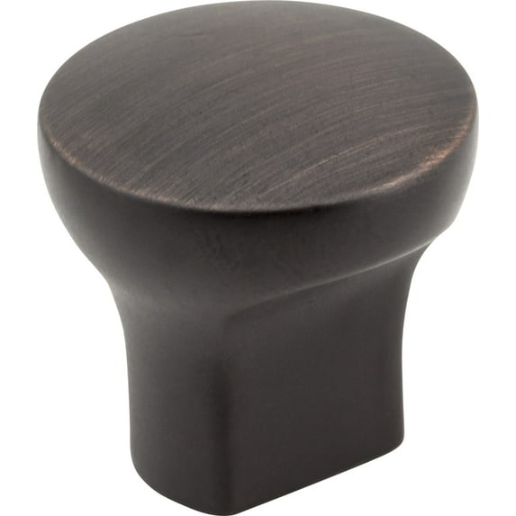 Elements 239 Brenton 1" Diameter Modern Flat Top Mushroom Button Cabinet Knob / Drawer