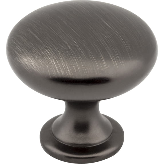 Elements 3910 Madison 1-3/16" Round Classic Mushroom Cabinet Knob / Drawer Knob - Grey