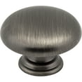 thumbnail image 1 of Elements 3950 Gatsby 1-3/16" Mushroom Cabinet Knob - Grey, 1 of 1