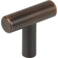 thumbnail image 1 of Elements Naples 1-9/16 In. Length Dark Brushed Bronze Bar Knob 40DBB, 1 of 3